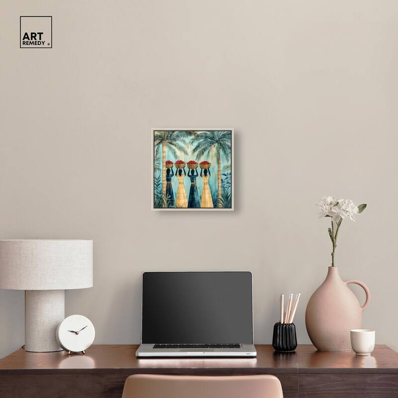 Walk Under Palms Canvas by Art Remedy