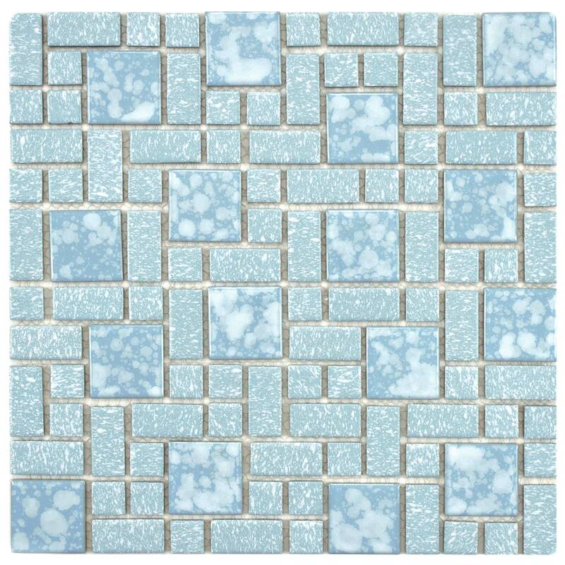 Merola Tile University Blue 11-3/4" x 11-3/4" Porcelain Floor and Wall Tile