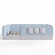 preview thumbnail 92 of 124, Twin/Full/Queen Teddy Fleece Floor Bed with Upholstered Safety Rails and Pocket