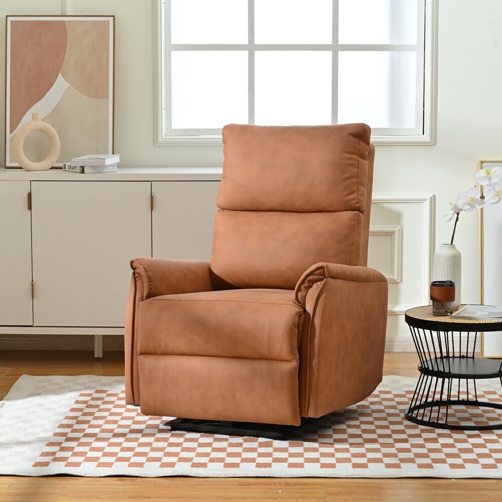 Burnt orange recliner chair deals