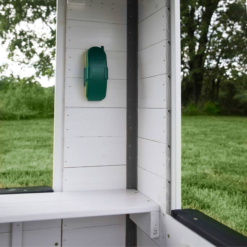 Backyard Discovery White Sweetwater Wood Playhouse - N/A