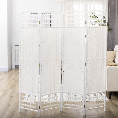 4 Panel Room Divider Folding Privacy Screen