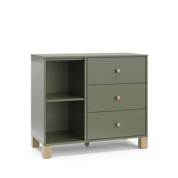 storkcraft grey dresser Crescent 6 Drawer Dresser