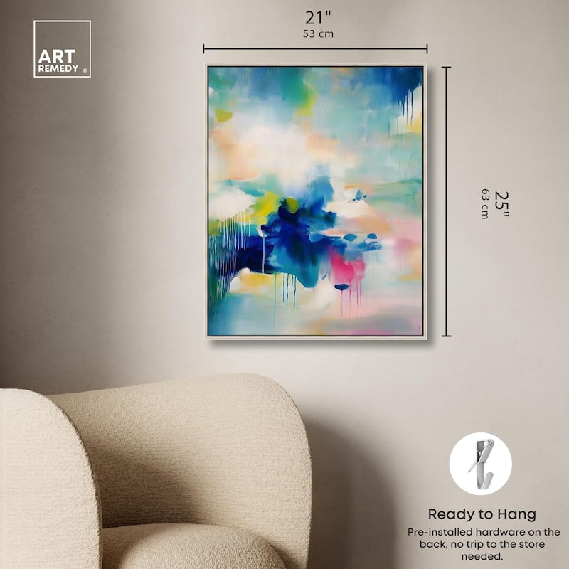 Prismatic Weeps Color II Canvas by Art Remedy