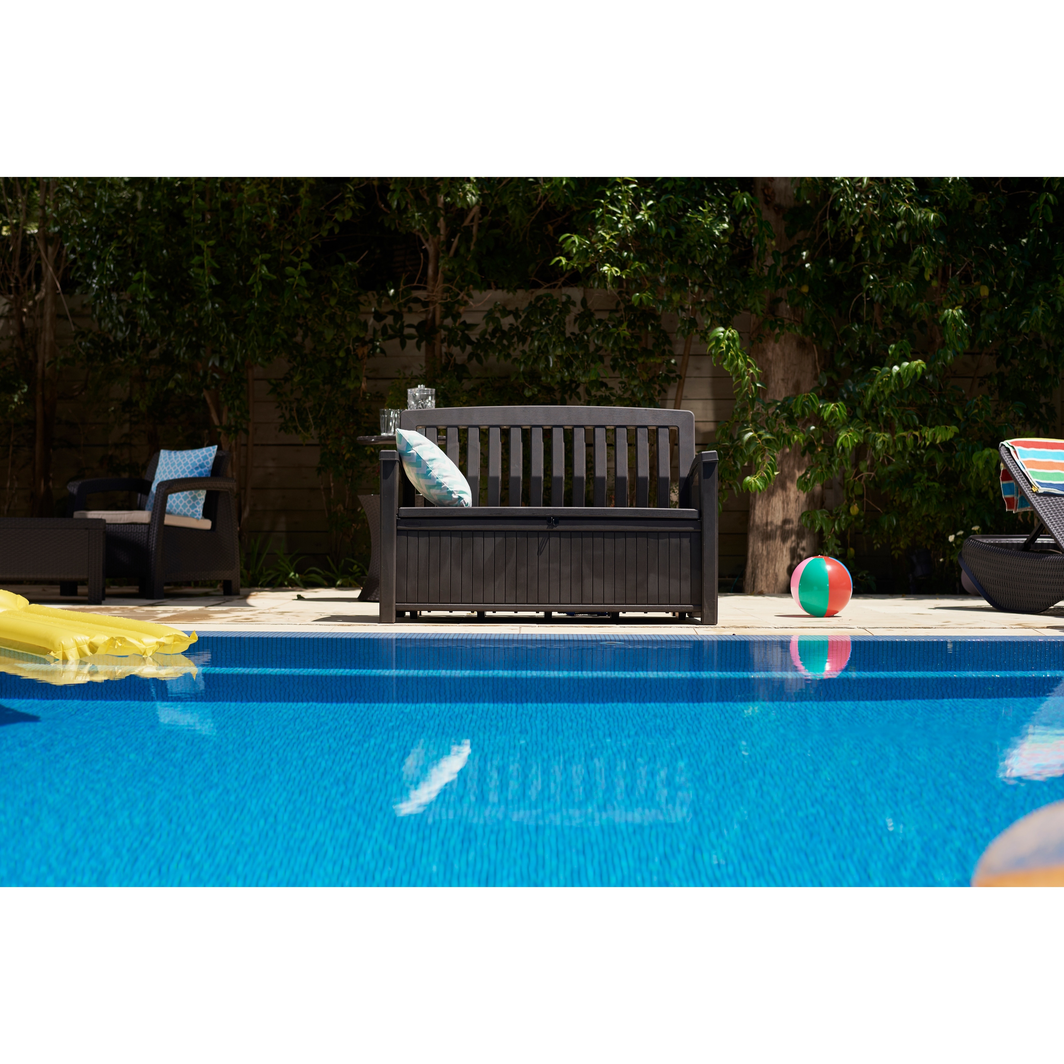 Keter storage bench 60 discount gallon