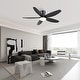 preview thumbnail 7 of 10, 36/42/48 Inches Flush Mount Ceiling Fan for Small Room,Living Room,Bedroom,Patio