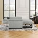preview thumbnail 11 of 13, 3 in 1 Convertible Sleeper Chair Sofa Bed Adjustable Pull Out Sofa Chair w/ Pillow Lounger Chair Single Bed for Livingroom, Gray