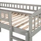 preview thumbnail 25 of 24, Kids Twin Size Loft Bed with Slide, Ladder and Underbed Activity Space