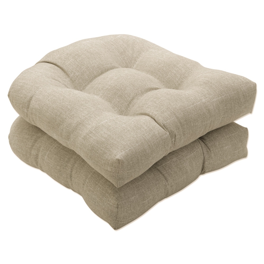 Hastings Home Chair Cushions Taupe Solid Chair Cushion in the Indoor Chair  Cushions department at