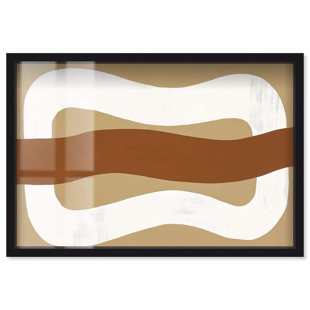 Minimal Wavy I Shadowbox by Art Remedy