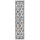preview thumbnail 11 of 13, SAFAVIEH Tulum Gesa Boho Rug 2' x 8' Runner - Ivory Grey/Blue Rust - Runner
