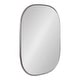 preview thumbnail 75 of 92, Kate and Laurel Caskill Capsule Framed Wall Mirror 24x36 - Silver