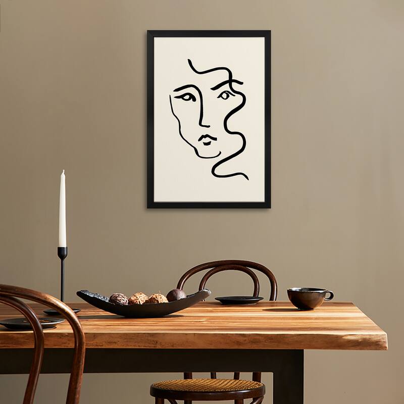 Portrait I Premium Framed Poster by 1x Studio
