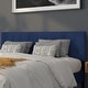 preview thumbnail 32 of 36, Quilted Tufted Upholstered Headboard Navy - King