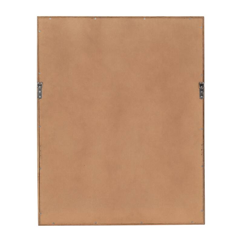 Sagebrook Home 28x35 Paper Mache Wall Art, Framed in Glass, Contemporary Dark Grey, MDF Craftsmanship