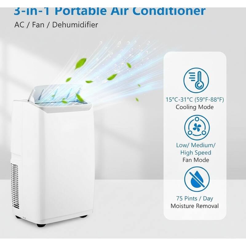 3-in-1 AC, with Remote Control