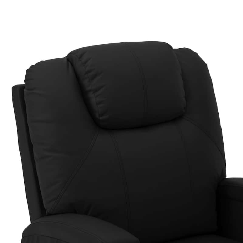 vidaXL Power Lift Recliner Electric Lift Chair for Home Theater Faux Leather - 29.9" x 34.4" x 42.1"