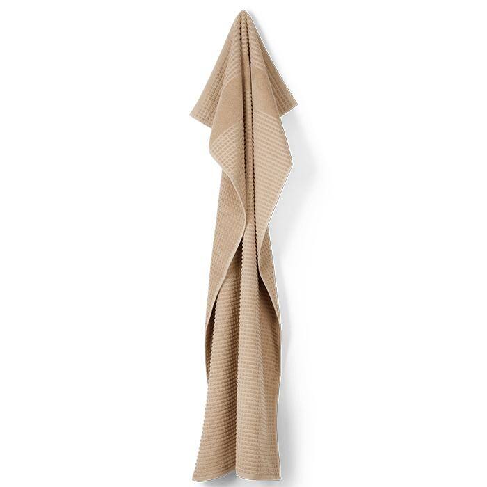 JUNA Check Towels, Sand