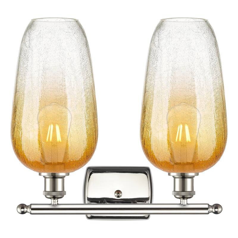 Innovations Lighting Endless Possibilities Ballston - Brookhaven Flute - 2 Light 17" Bath Vanity Light