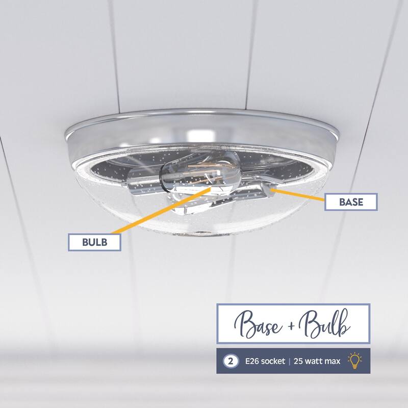 Prominence Home Madalyn, Flushmount Light Fixture