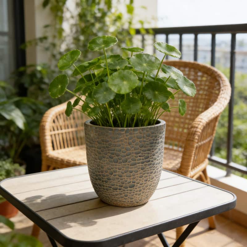 Large Outdoor Indoor Planter, 15.75"+11.4"+7.87" Dia Round Magnesium Oxide Planter Set of 3, Flower Pots with Drainage Holes