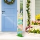 preview thumbnail 1 of 34, Glitzhome Wooden Happy Easter Bunny Eggs Porch Sign Standing Decor Spring Gift