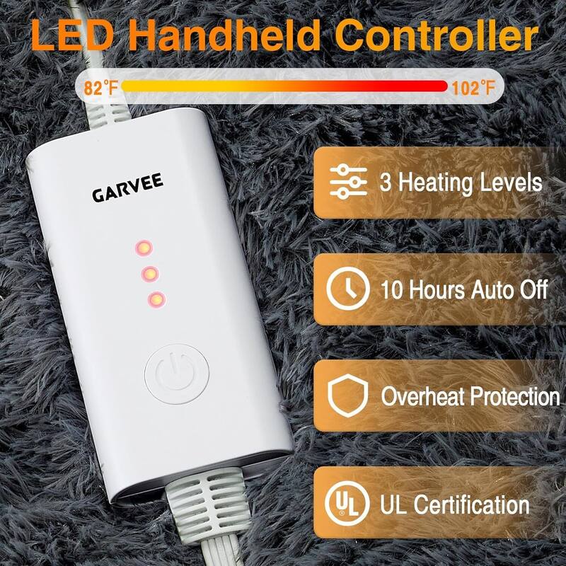 4x6 ft Wired Electric Heated Rug, Floor Mat for Living Room Bedroom