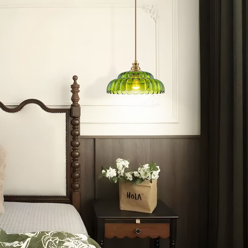 Starsky Modern 1-Light Single Novelty Glass Pendant