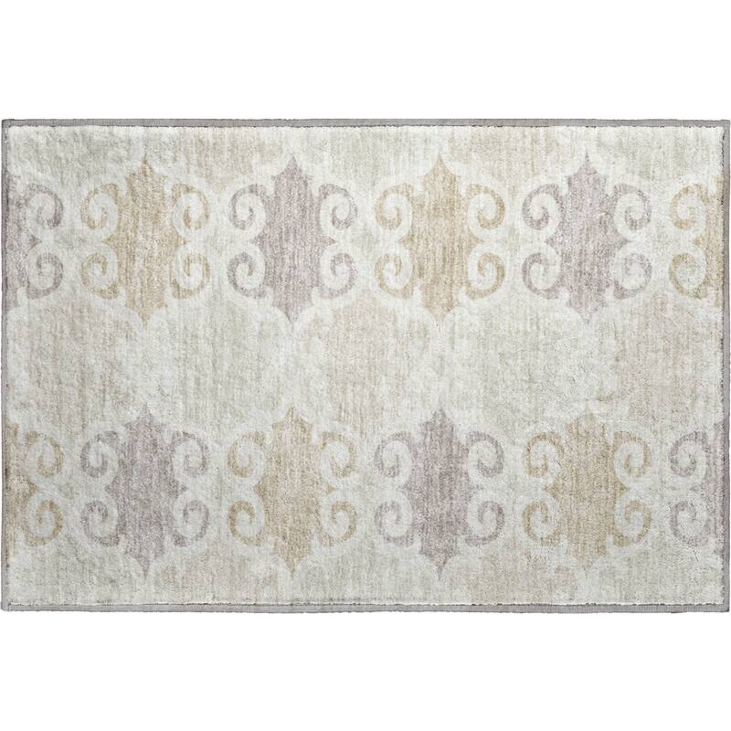 Premium Washable Super Soft Ornate Scroll Mayfield Rug