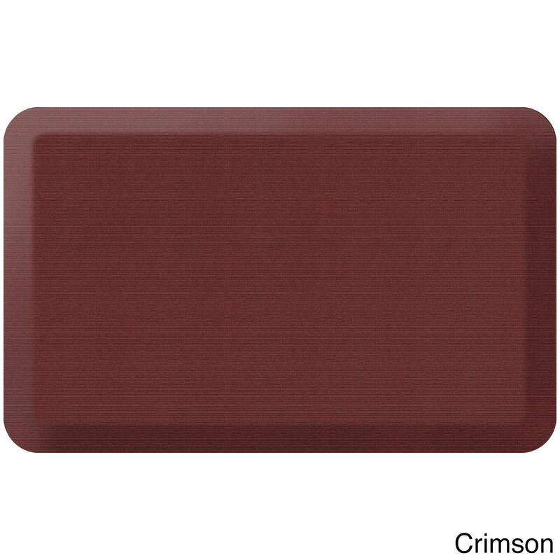 Designer Comfort Grasscloth Anti-fatigue Kitchen Mat