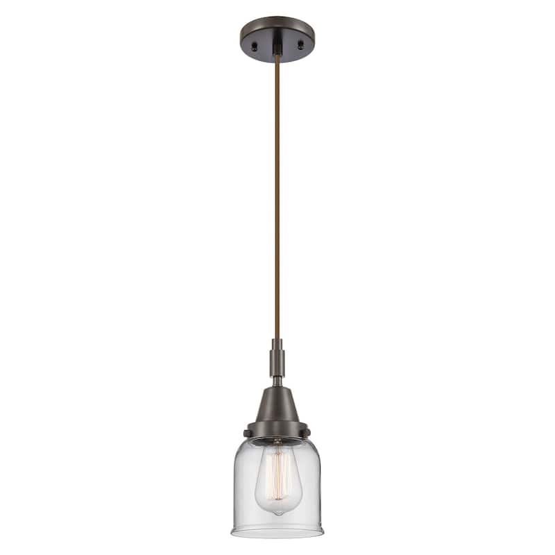 Innovations Lighting 447-1P-G52 Bell 5" Wide Mini Pendant with Clear