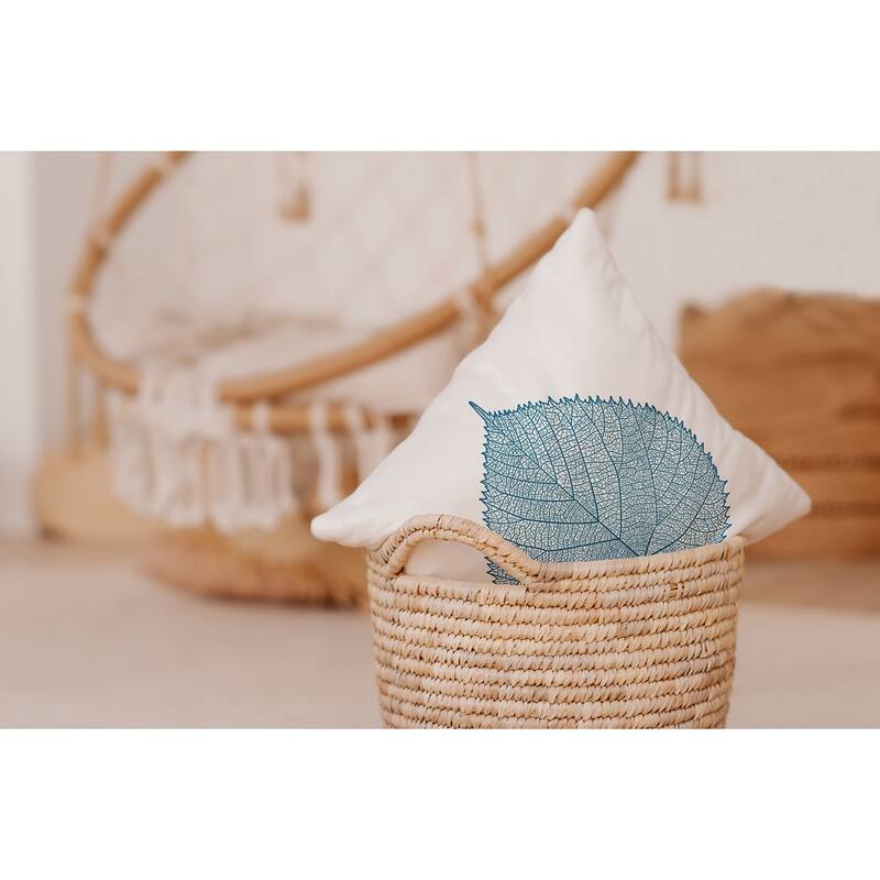 Leaf Study Accent Pillow