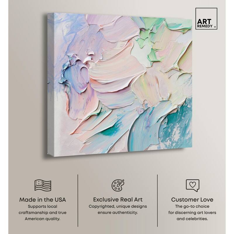 Flowing Mousse I Canvas by Art Remedy, Gallery Wrapped