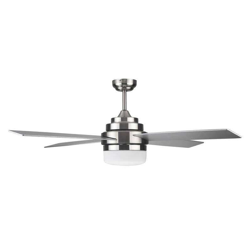 Design House Cali 52-inch Four Blade Contemporary Indoor Ceiling Fan with LED Light Kit