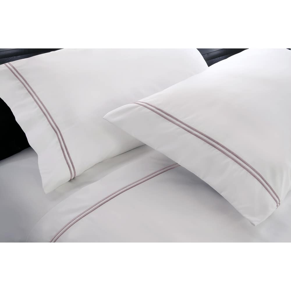 Hotel Suite 4-piece 1200 Thread Count Cotton-rich Embroidery Bed Sheet Set