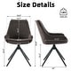preview thumbnail 41 of 48, Swivel Dining Chairs set of 2/4,Mid Century Modern Dining Room Chairs
