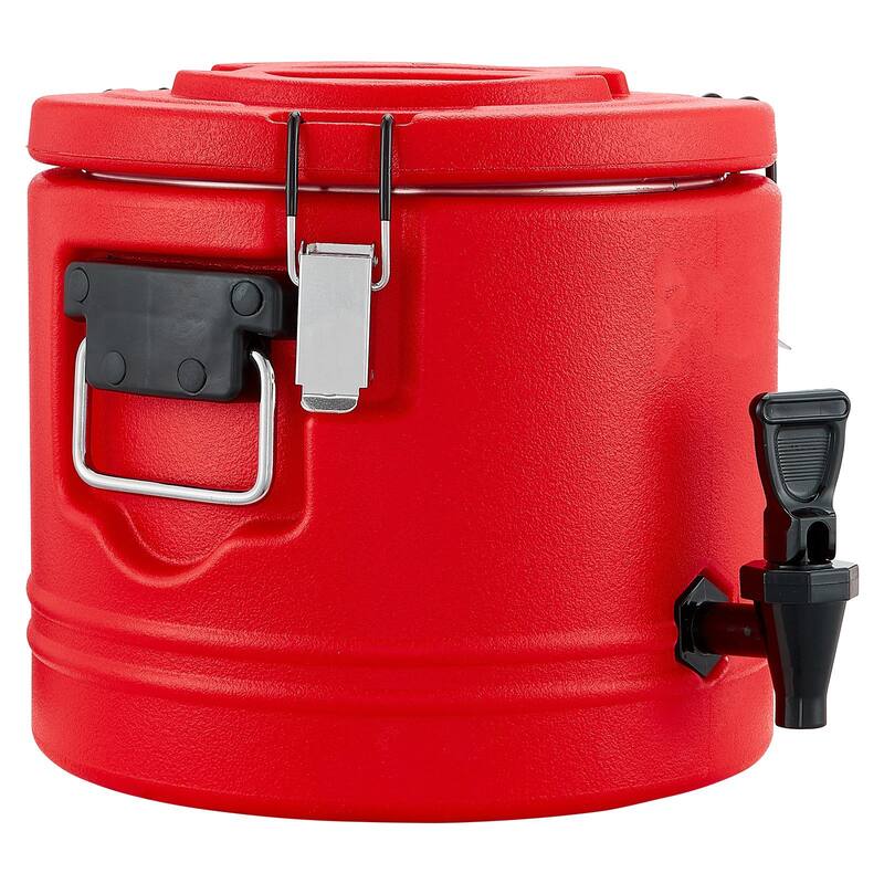 8L Hot and Cold Drink Dispenser with Leak-Proof Spigot Thermal Beverage Server for Catering - 11.61 x 11.61 x 10.83 inch