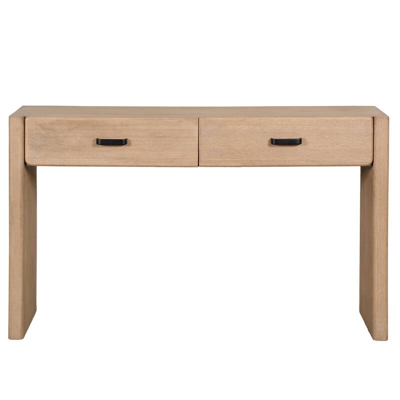 SAFAVIEH Couture Wynnrosa 2-Drawer Console Table - 49"W x 13"D x 30"H - Natural
