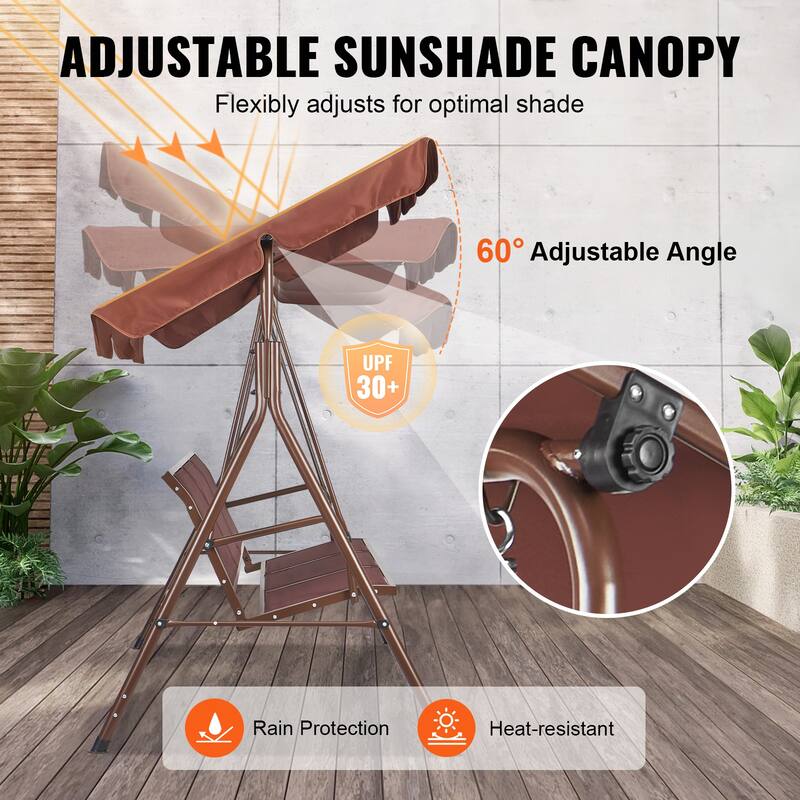 Patio Swing Chair for Balcony, Backyard, Poolside