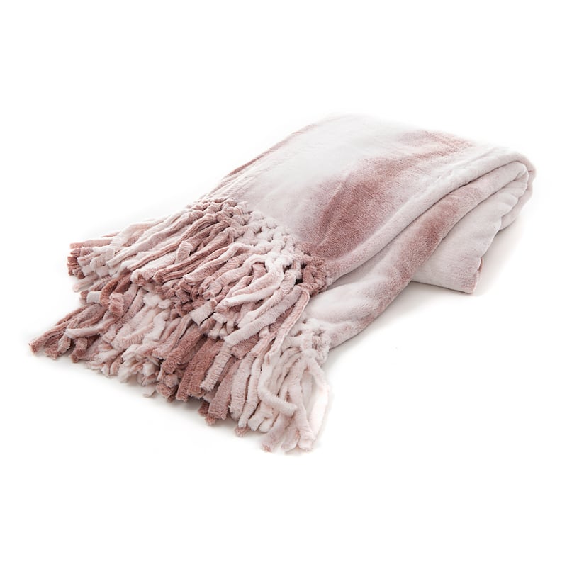 Gouchee Home Rio Throw Blanket - Mauve