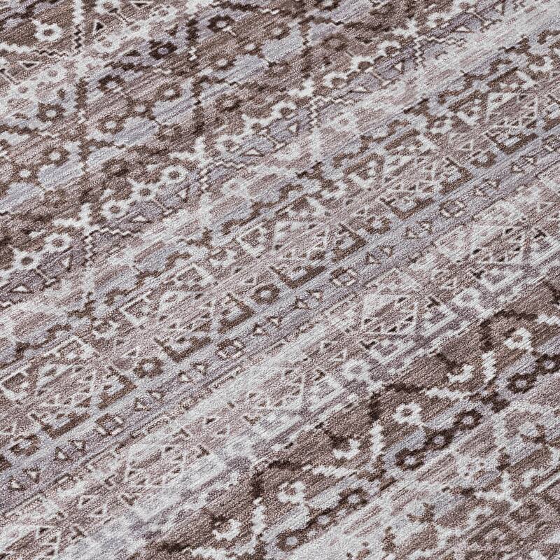 HomeRoots Striped Transitional Rectangle Outdoor Rug