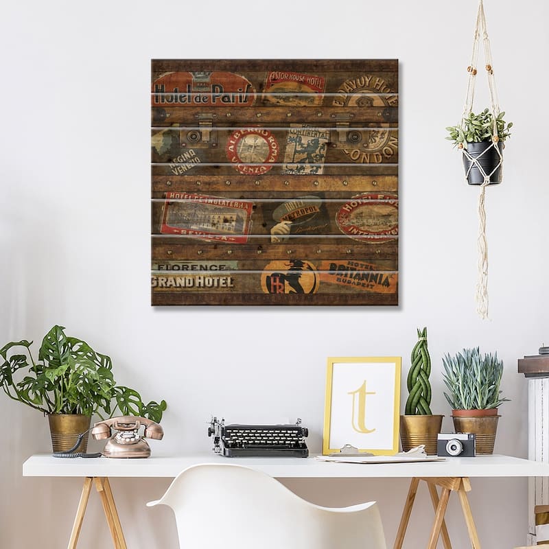Well Traveled II Print On Wood by Russell Brennan - Multi-Color