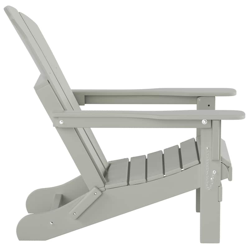 POLYTRENDS Laguna Outdoor Eco-Friendly Poly Folding Adirondack Chair (Set of 2)