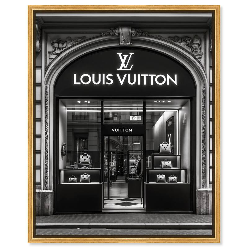 House of Vuitton I Canvas by Art Remedy - 16" x 20" - Gold
