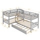 preview thumbnail 5 of 40, Wonderful Design Twin L-Shaped Bunk bed with Trundle
