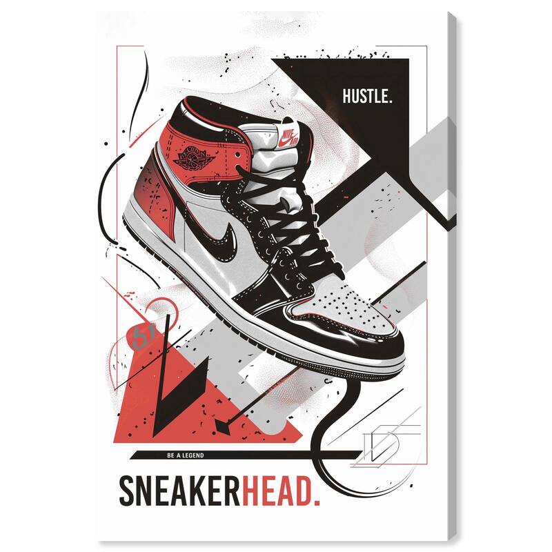 Stylish Sneakerhead Canvas by Art Remedy, Gallery Wrapped - 10" x 15"
