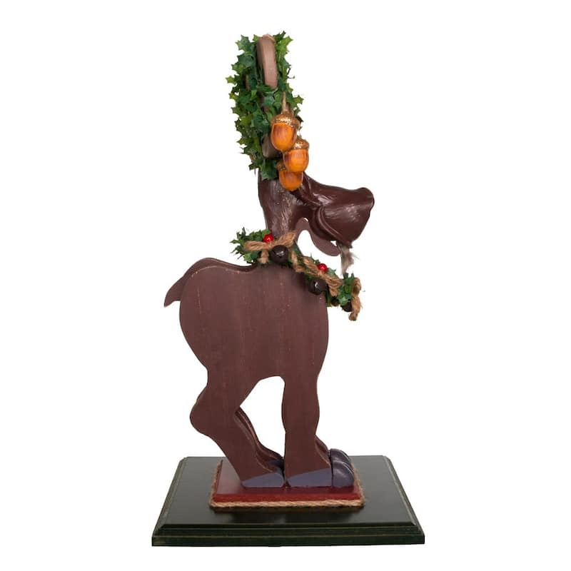 Kurt Adler 15-Inch Hollywood Moose Nutcracker - Multicolored