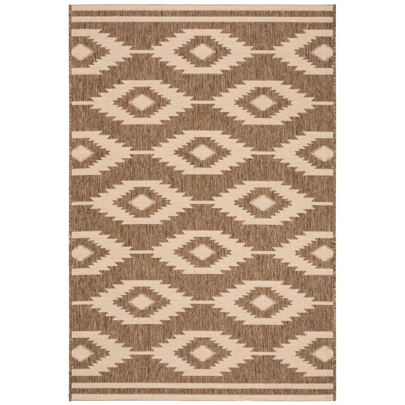 SAFAVIEH Linden Seda Indoor/ Outdoor Waterproof Patio Backyard Rug