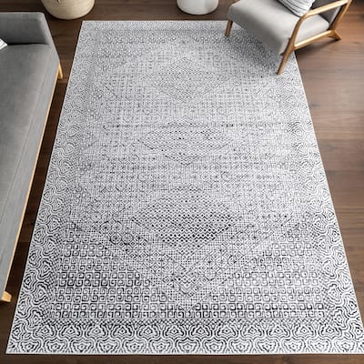 Nuloom Reya Transitional SplashGuard Machine Washable Area Rug