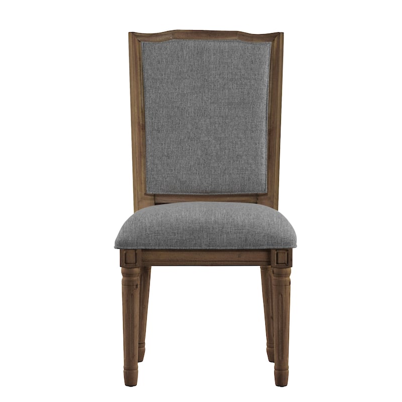 Deana Ornate Linen Dining Chairs (Set of 2) by iNSPIRE Q Artisan